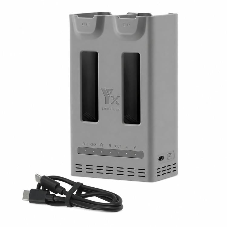 Per DJI Avata 360 YX PD Caricabatterie parallelo da 100 W Hub di ricarica rapida bidirezionale con modalità di conservazione della batteria, 2-Way