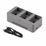 Caricabatterie parallelo PD da 100 W per DJI Avata 360 YX, hub di ricarica rapida a 3 vie con modalità di conservazione della batteria., 3-Way