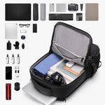 Zaino da lavoro da uomo WEIXIRE B929 per brevi viaggi, leggero e capiente, ideale per laptop.