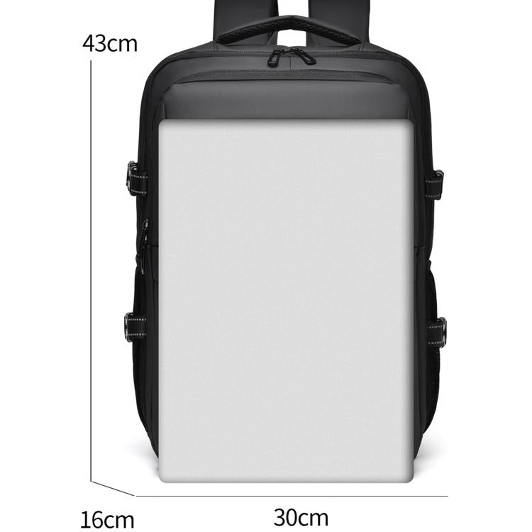 Zaino da lavoro da uomo WEIXIRE B929 per brevi viaggi, leggero e capiente, ideale per laptop.
