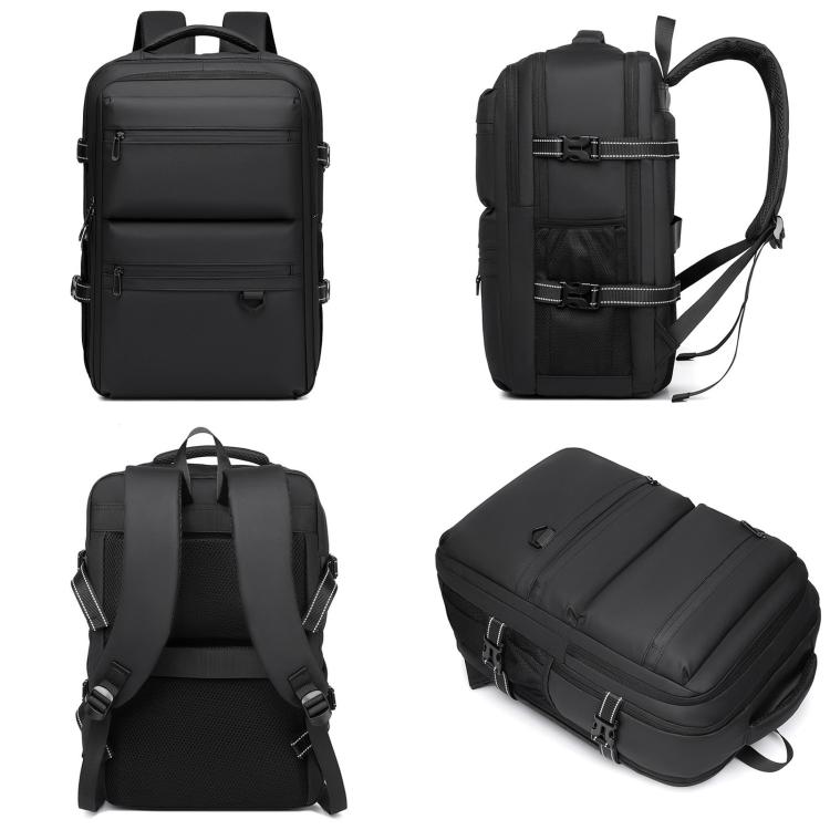 Zaino multifunzionale da viaggio WEIXIER B928 da uomo, capiente, impermeabile, in tessuto Oxford, ideale per laptop.