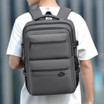 Zaino multifunzionale da viaggio WEIXIER B928 da uomo, capiente, impermeabile, in tessuto Oxford, ideale per laptop.