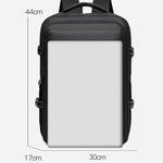 Zaino multifunzionale da viaggio WEIXIER B928 da uomo, capiente, impermeabile, in tessuto Oxford, ideale per laptop.
