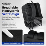 Zaino multifunzionale da viaggio WEIXIER B928 da uomo, capiente, impermeabile, in tessuto Oxford, ideale per laptop.