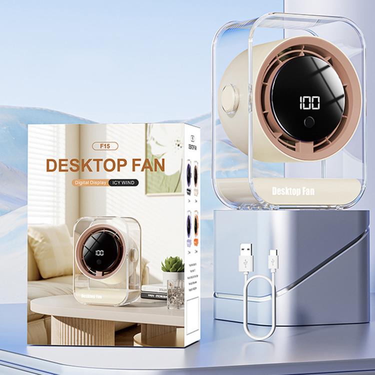 Ventilatore da tavolo F15 con timer e display digitale