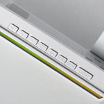 Sveglia digitale a LED con illuminazione RGB ad attivazione sonora, ampio display con visualizzazione di data/giorno/temperatura, uscita USB.