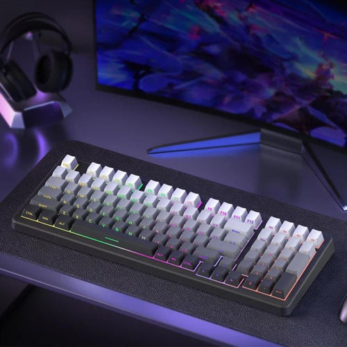 Tastiera meccanica cablata FURYCUBE con LED RGB stampati lateralmente