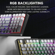 Tastiera meccanica cablata FURYCUBE con LED RGB stampati lateralmente