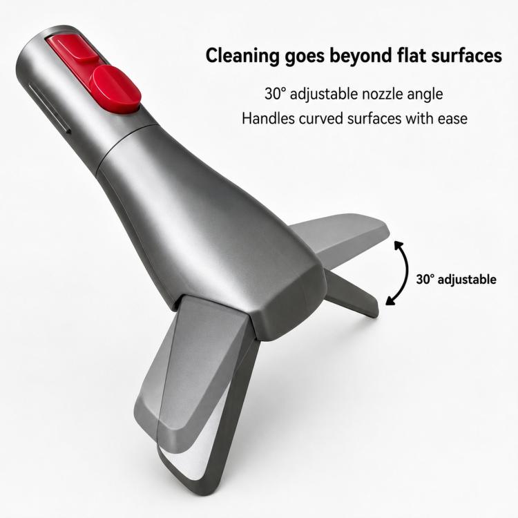 Accessorio per materassi per aspirapolvere Dyson V15 / V11 / V10 / V8 / V7, con angolo regolabile a 30 gradi. Spazzola per la polvere del letto., Single Attachment, Hose+Attachment