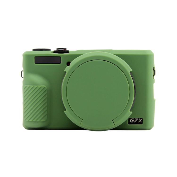Custodia protettiva in silicone con copriobiettivo per Canon PowerShot G7 X Mark III.
