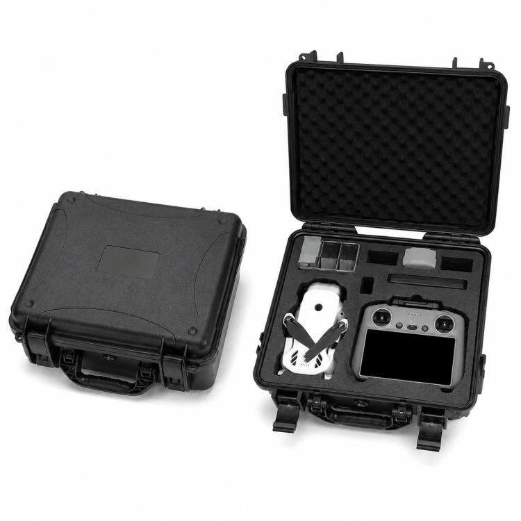 Custodia protettiva antiurto per drone DJI Lito 1 / X1, portatile e impermeabile per esterni., Black No Shoulder Strap, Black With Shoulder Strap