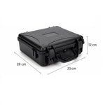 Custodia protettiva antiurto per drone DJI Lito 1 / X1, portatile e impermeabile per esterni., Black No Shoulder Strap, Black With Shoulder Strap