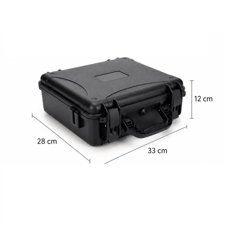 Custodia protettiva antiurto per drone DJI Lito 1 / X1, portatile e impermeabile per esterni., Black No Shoulder Strap, Black With Shoulder Strap