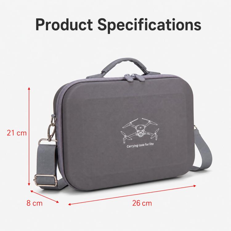 Custodia per il kit del drone DJI Lito 1, borsa a tracolla portatile per esterni.