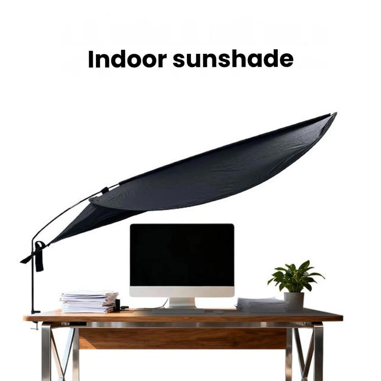 Tenda parasole per ufficio, per la privacy, che blocca i raggi solari diretti dell'aria condizionata., Long Black, Short Black, Long White, Long Red