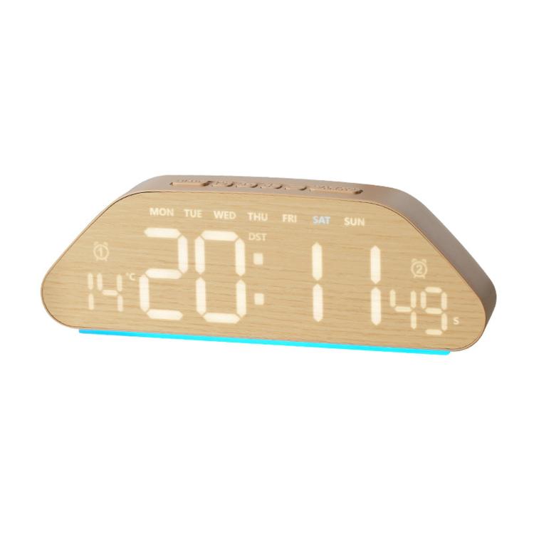 Sveglia digitale con caricatore USB, precisa al secondo, orologio da scrivania a LED