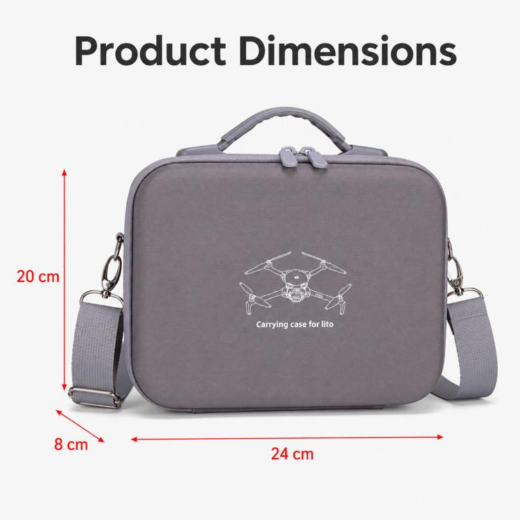 Borsa portaoggetti per drone DJI Lito 1 e telecomando standard, borsa a tracolla portatile per esterni.