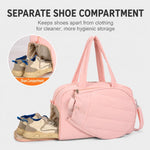 Borsa da tennis impermeabile, borsa da palestra con scomparto per scarpe e porta racchetta per pickleball, ideale per viaggi e sport.