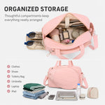 Borsa da tennis impermeabile, borsa da palestra con scomparto per scarpe e porta racchetta per pickleball, ideale per viaggi e sport.