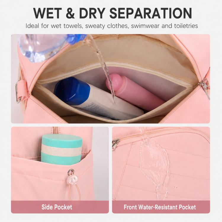 Borsa da tennis impermeabile, borsa da palestra con scomparto per scarpe e porta racchetta per pickleball, ideale per viaggi e sport.