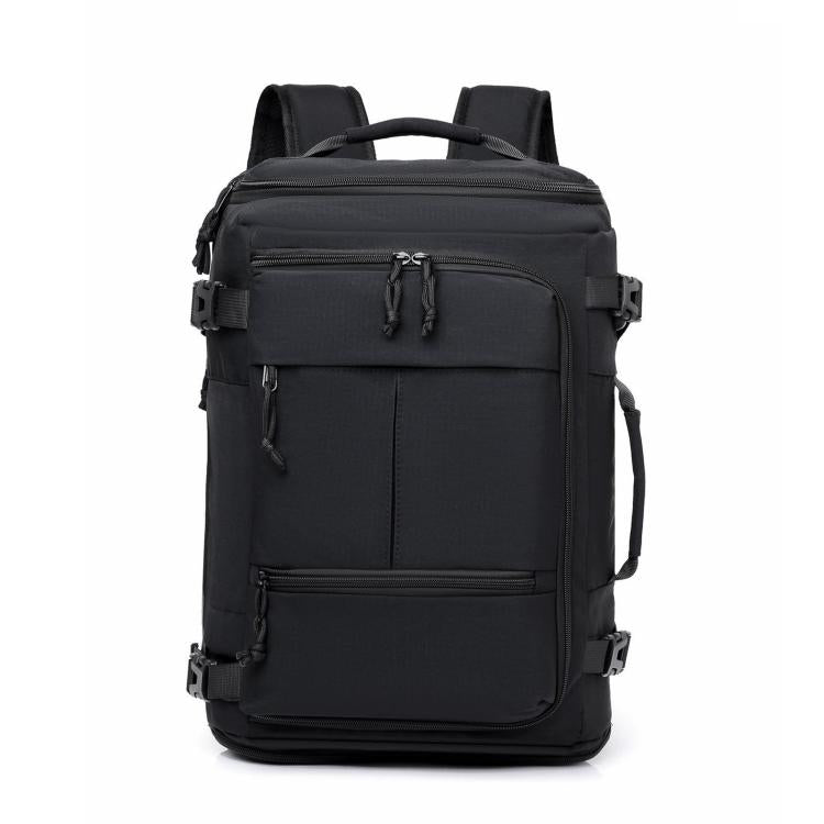 Zaino da viaggio espandibile, approvato per il trasporto aereo, zaino da palestra con scomparto per scarpe e porta USB.