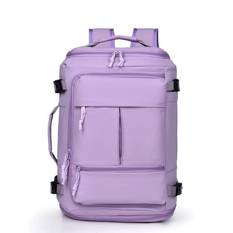 Zaino da viaggio espandibile, approvato per il trasporto aereo, zaino da palestra con scomparto per scarpe e porta USB.