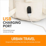 Zaino da viaggio espandibile, approvato per il trasporto aereo, zaino da palestra con scomparto per scarpe e porta USB.