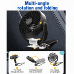 Ventilatore auto portatile F4508 con clip e 3 velocità