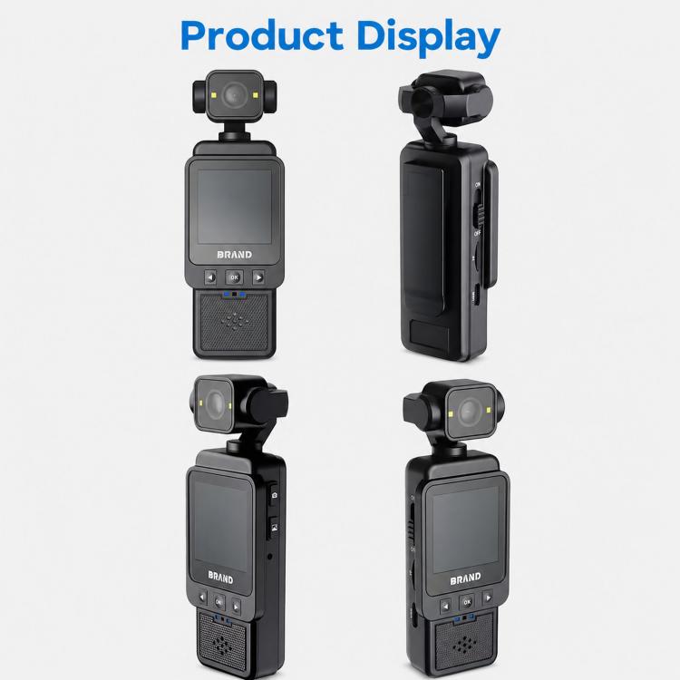 Videocamera indossabile WiFi 1080P con obiettivo girevole e clip