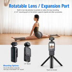 Videocamera indossabile WiFi 1080P con obiettivo girevole e clip