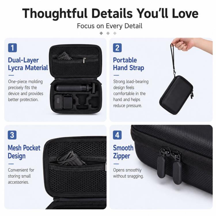 Borsa portaoggetti per action camera DJI Osmo Nano Travel Kit
