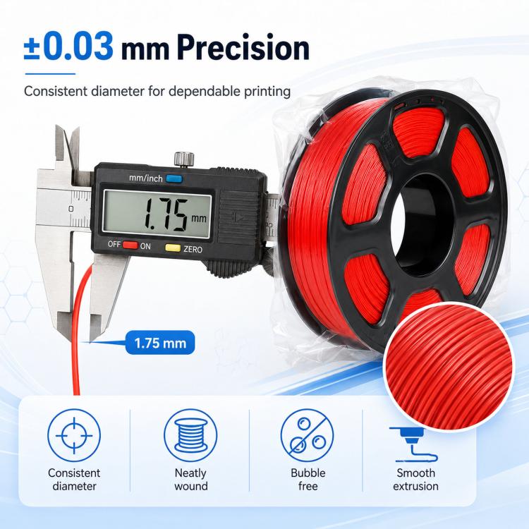 Filamento PLA per stampante 3D 1,75 mm bobina 1 kg