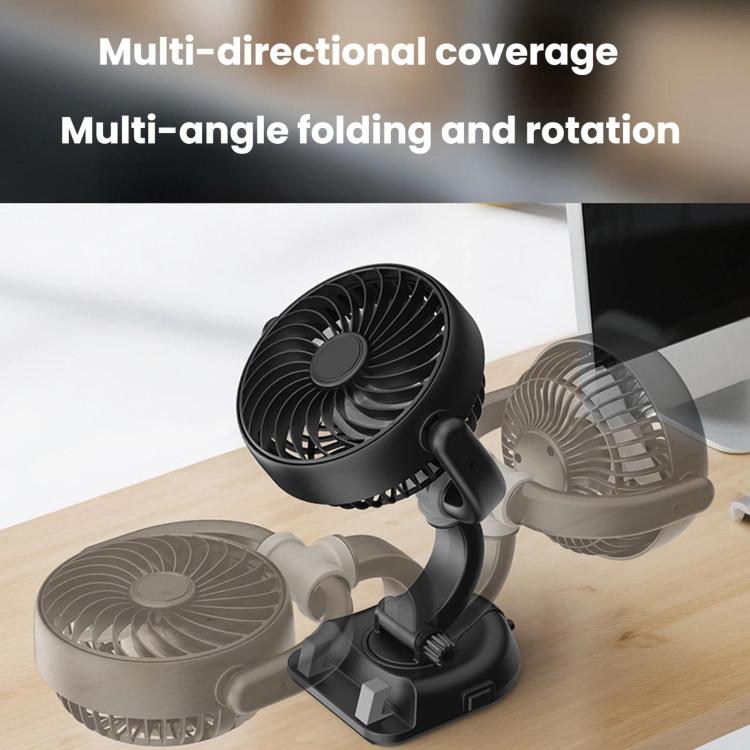 Ventilatore auto F5504 con supporto telefono regolabile