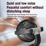 Ventilatore auto F5504 con supporto telefono regolabile