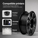 Filamento PETG 1,75 mm bobina 1 kg per stampa 3D