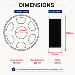 Filamento PLA opaco 1,75 mm bobina 1 kg per stampante 3D
