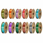 Filamento PLA bicolore effetto seta 1,75 mm bobina 1 kg