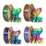 Filamento PLA Silk Rainbow 1,75 mm bobina 1 kg effetto cangiante
