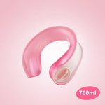 Fascia rinfrescante per il collo indossabile, riutilizzabile, in morbido PVC, con ghiaccio per il collo, ricaricabile, a mani libere, per un sollievo immediato.