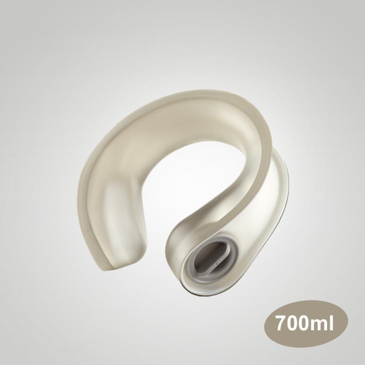 Fascia rinfrescante per il collo indossabile, riutilizzabile, in morbido PVC, con ghiaccio per il collo, ricaricabile, a mani libere, per un sollievo immediato.