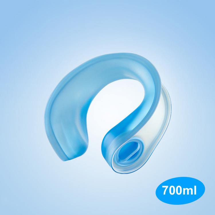 Fascia rinfrescante per il collo indossabile, riutilizzabile, in morbido PVC, con ghiaccio per il collo, ricaricabile, a mani libere, per un sollievo immediato.