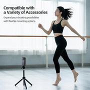 Videocamera indossabile con cordino magnetico, obiettivo girevole, WiFi, mini videocamera per vlog, action cam con stabilizzazione elettronica dell'immagine (EIS), registratore video., 1080P, 4K