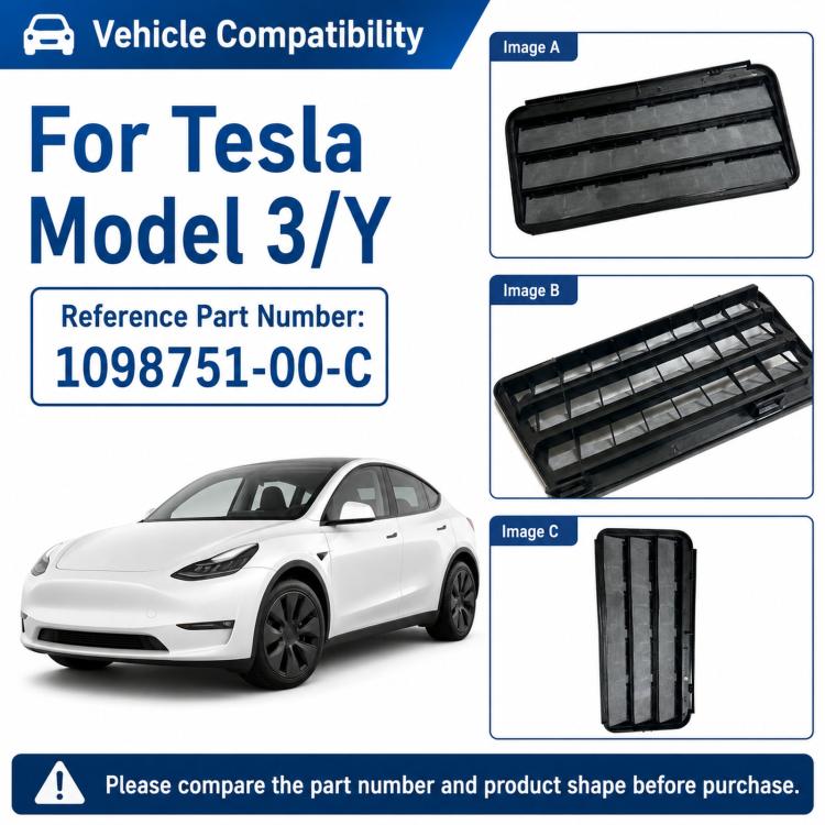 Prese d'aria posteriori per Tesla Model 3/Y 2017-2023