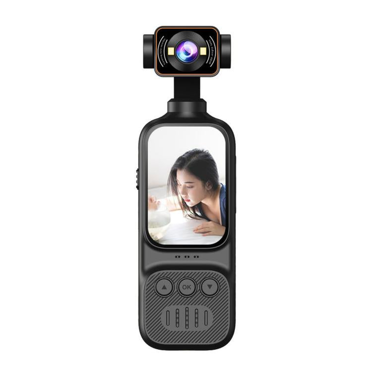 Videocamera portatile per vlog con obiettivo motorizzato girevole a 270 gradi, schermo da 2 pollici, videoregistratore tascabile, WiFi, action cam sportiva., DV07-4K