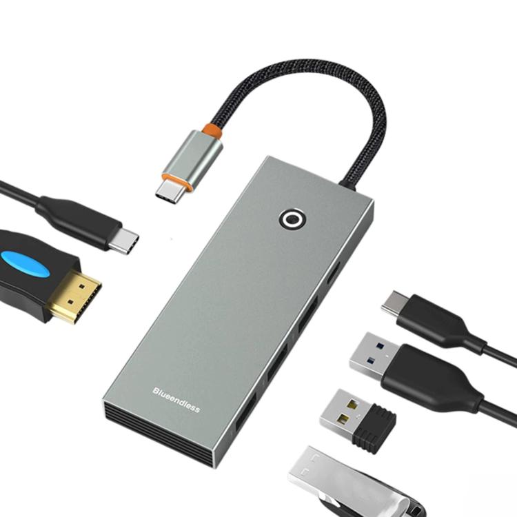 Docking station Blueendless Type-C con 3 HDMI 4K 60Hz