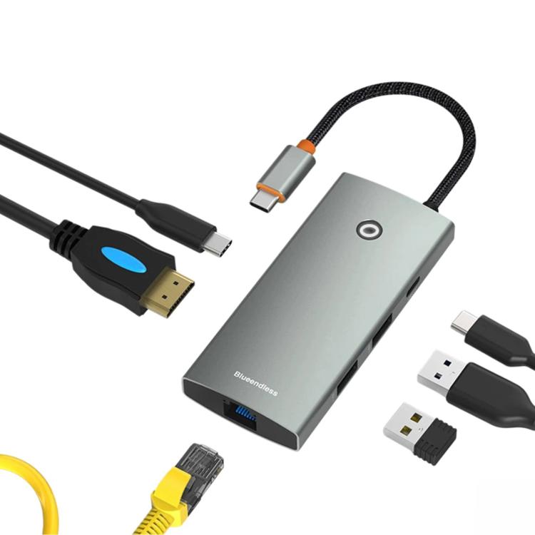 Docking station Blueendless Type-C con 3 HDMI 4K 60Hz