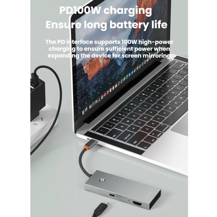 Docking station Blueendless Type-C con 3 HDMI 4K 60Hz