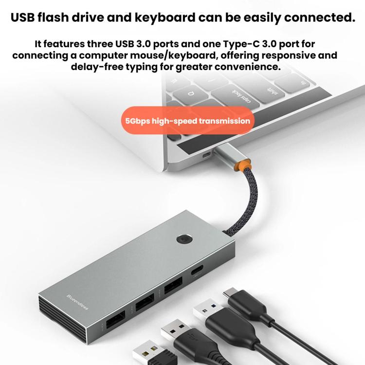 Docking station Blueendless Type-C con 3 HDMI 4K 60Hz