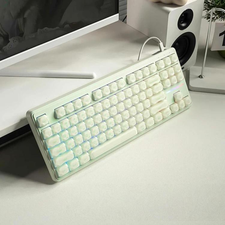 Tastiera meccanica RGB cablata FURYCUBE a 87 tasti con lingua coreana