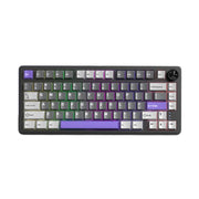 Tastiera meccanica da ufficio/gaming FURYCUBE a 80 tasti con illuminazione RGB., White Green Yellow Wired, Thai White Green Yellow Wired, Space Gray Tri-mode Wired + 2.4GHz Wireless + Bluetooth, Thai Space Gray Tri-mode Wired + 2.4GHz Wireless + Blueto...